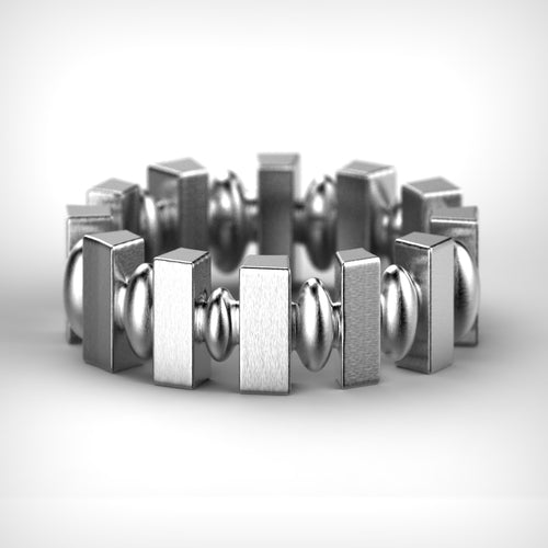 'Eternal' Sterling silver women's Ring - tinybird