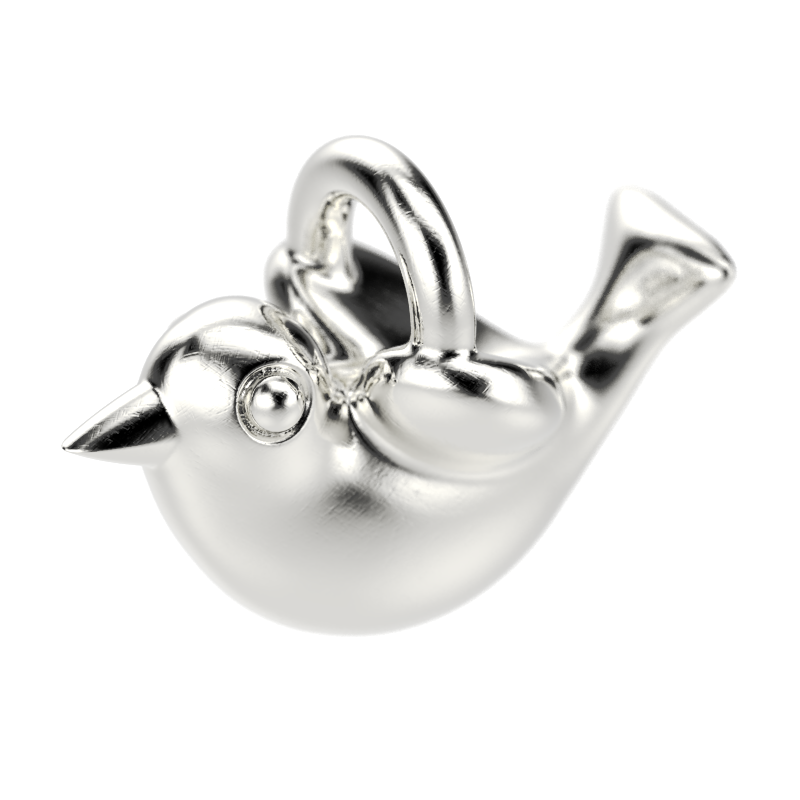 'Freedom Bird' 925 sterling Pendant with chain - tinybird