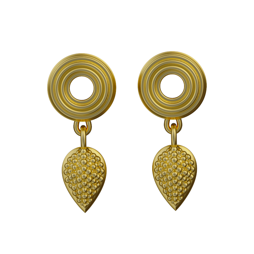 'Eden Tex' Sterling silver earring droppers