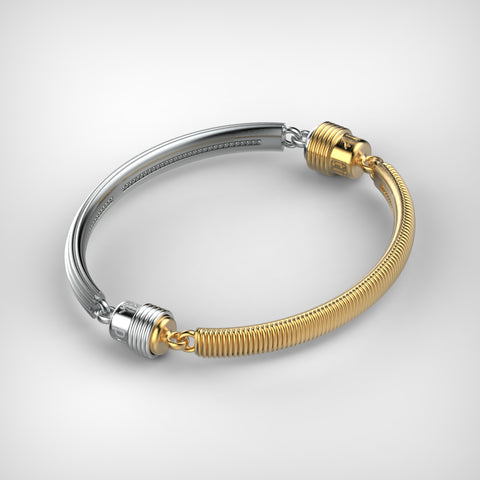 'Eternal English Rose ' Sterling silver women's Bracelet.