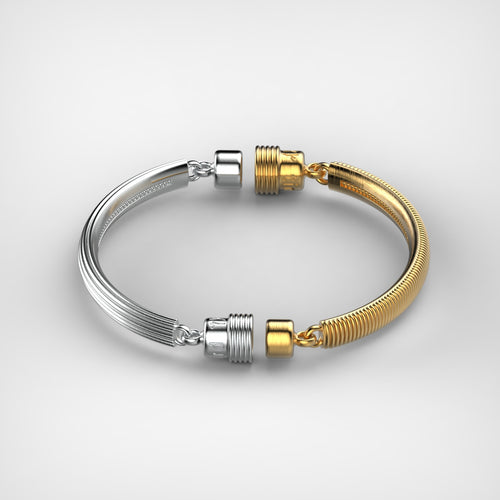 'Adam and Eve'  925 Sterling silver women's Bracelet - tinybird