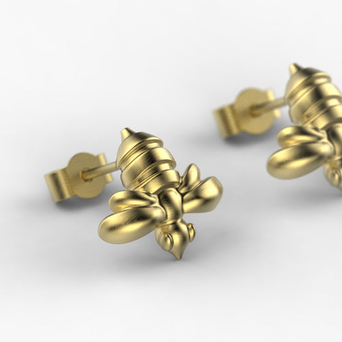 'Honey Bee' Ear studs. - tinybird