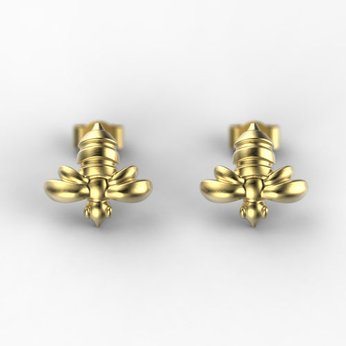 'Honey Bee' Ear studs. - tinybird