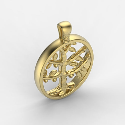 'Tree of Life' Pendant and Chain. - tinybird