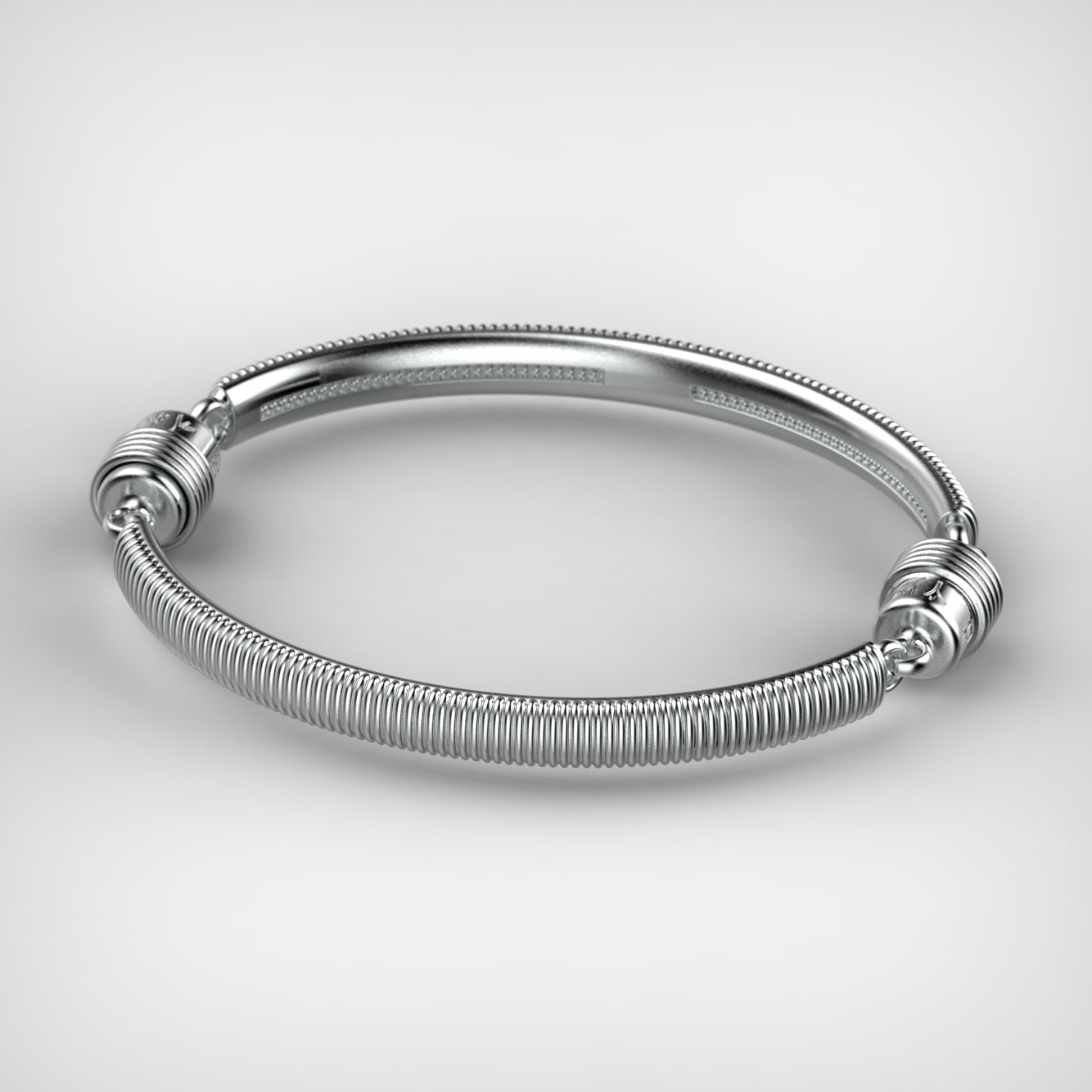 'Eve' Sterling silver women's bracelet. - tinybird