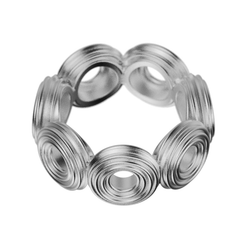 'Eden' sterling silver women's Ring - tinybird