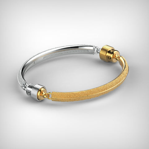 'Adams Rib'  Sterling silver women's Bracelet