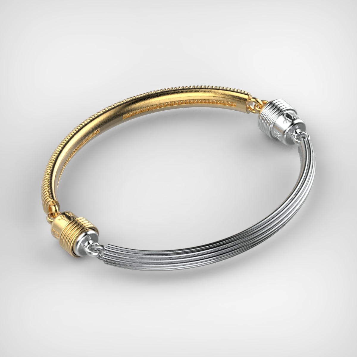 'Adam and Eve'  925 Sterling silver women's Bracelet - tinybird